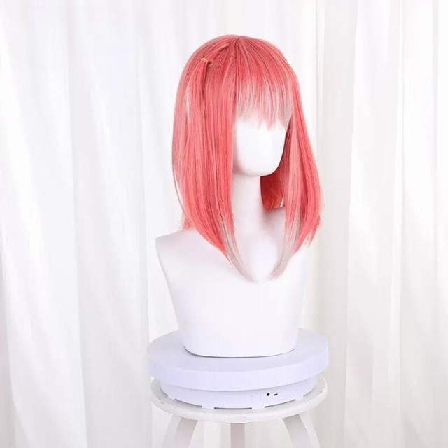 変装 コスプレグッズ ウィッグ／かつら＜五等分の花嫁・中野二乃＞〈商品紹介〉色：「ピンク」 写真通りサイズ：通用（50-60cm調整可能）素材：200耐熱繊維長さ：約38cm納期：一般的には、注文後、